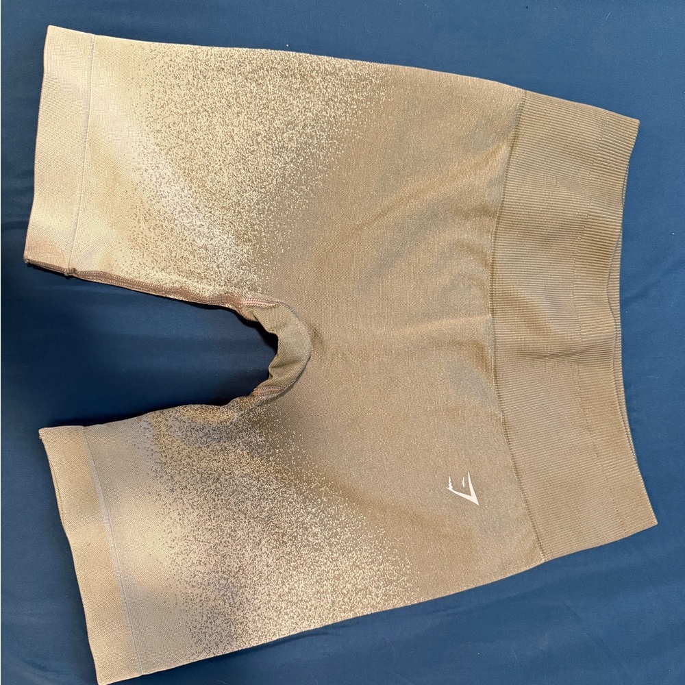 Gymshark Women's Green Gradient Bike Shorts